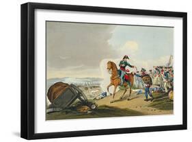 The Prince of Orange at the Battle of Waterloo-John Augustus Atkinson-Framed Giclee Print