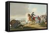 The Prince of Orange at the Battle of Waterloo-John Augustus Atkinson-Framed Stretched Canvas