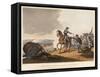 The Prince of Orange at the Battle of Waterloo-John Augustus Atkinson-Framed Stretched Canvas