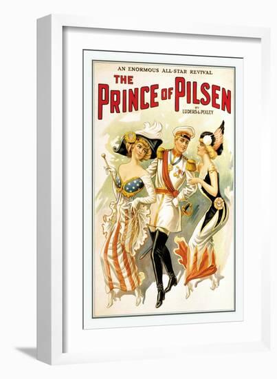 The Prince of Pilsen-null-Framed Art Print