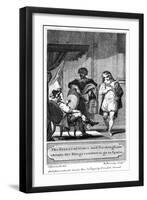 The Prince of Wales and Buckingham Obtain the Kings Consent to Go to Spain, 1793-William Bromley-Framed Giclee Print
