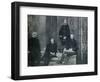 The Prince of Wales and his tutors at Oxford University, c1860 (1910)-Unknown-Framed Photographic Print