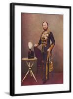 The Prince of Wales as Colonel of the 10th Hussars, c1865 (1910)-Unknown-Framed Giclee Print