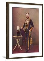 The Prince of Wales as Colonel of the 10th Hussars, c1865 (1910)-Unknown-Framed Giclee Print