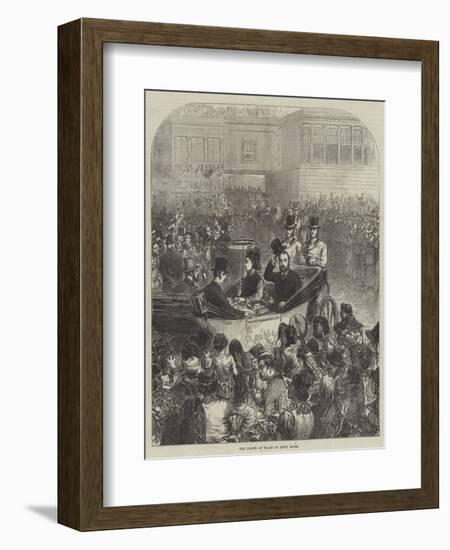 The Prince of Wales at Ascot Races-Arthur Hopkins-Framed Giclee Print