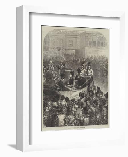 The Prince of Wales at Ascot Races-Arthur Hopkins-Framed Giclee Print
