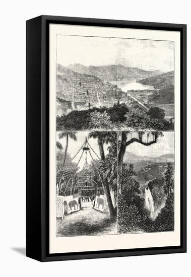 The Prince of Wales at Ceylon, 1876, Sri Lanka-null-Framed Stretched Canvas