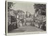 The Prince of Wales at Eastbourne, the Cycle Club Arch-null-Stretched Canvas