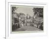 The Prince of Wales at Eastbourne, the Cycle Club Arch-null-Framed Giclee Print