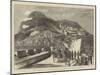 The Prince of Wales at Gibraltar, on the Way to Casemate Square-null-Mounted Giclee Print