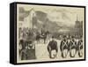 The Prince of Wales at Madrid, Royal Review in the Prado-null-Framed Stretched Canvas