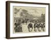 The Prince of Wales at Madrid, Royal Review in the Prado-null-Framed Giclee Print