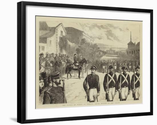 The Prince of Wales at Madrid, Royal Review in the Prado-null-Framed Giclee Print