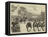 The Prince of Wales at Madrid, Royal Review in the Prado-null-Framed Stretched Canvas