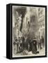 The Prince of Wales at Malta, a Street in Valetta-null-Framed Stretched Canvas