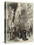 The Prince of Wales at Malta, a Street in Valetta-null-Stretched Canvas