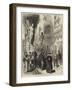 The Prince of Wales at Malta, a Street in Valetta-null-Framed Giclee Print