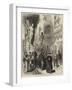 The Prince of Wales at Malta, a Street in Valetta-null-Framed Giclee Print