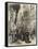 The Prince of Wales at Malta, a Street in Valetta-null-Framed Stretched Canvas