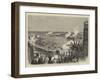 The Prince of Wales at Malta, Arrival of the Serapis in the Harbour-null-Framed Giclee Print