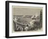 The Prince of Wales at Malta, Arrival of the Serapis in the Harbour-null-Framed Giclee Print