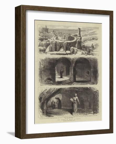 The Prince of Wales at Malta-null-Framed Giclee Print