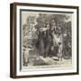 The Prince of Wales at Parbutty Hill, Poonah, His First Elephant Ride-null-Framed Giclee Print