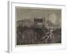 The Prince of Wales at Scarborough, Festive Display of Fireworks-null-Framed Giclee Print