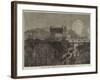 The Prince of Wales at Scarborough, Festive Display of Fireworks-null-Framed Giclee Print