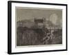 The Prince of Wales at Scarborough, Festive Display of Fireworks-null-Framed Giclee Print