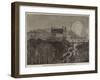 The Prince of Wales at Scarborough, Festive Display of Fireworks-null-Framed Giclee Print