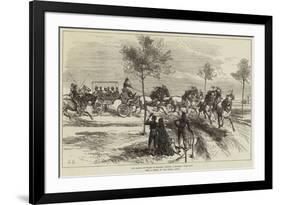 The Prince of Wales at Seville, Driving a Spanish Turn-Out-null-Framed Giclee Print