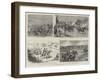 The Prince of Wales at the Austrian Military Manoeuvres-null-Framed Giclee Print