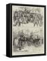 The Prince of Wales at the Austrian Military Manoeuvres-Godefroy Durand-Framed Stretched Canvas