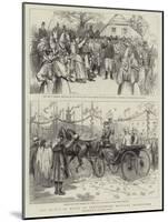 The Prince of Wales at the Austrian Military Manoeuvres-Godefroy Durand-Mounted Giclee Print