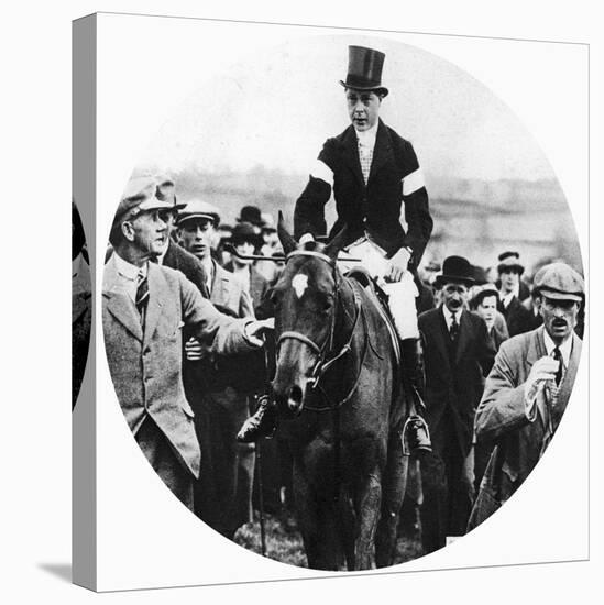 The Prince of Wales at the Grafton Hunt Races on Pet Dog, C1930s-null-Stretched Canvas