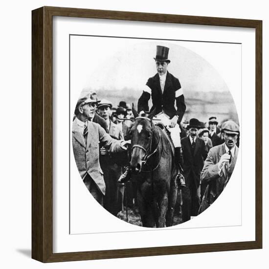 The Prince of Wales at the Grafton Hunt Races on Pet Dog, C1930s-null-Framed Giclee Print