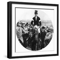 The Prince of Wales at the Grafton Hunt Races on Pet Dog, C1930s-null-Framed Giclee Print