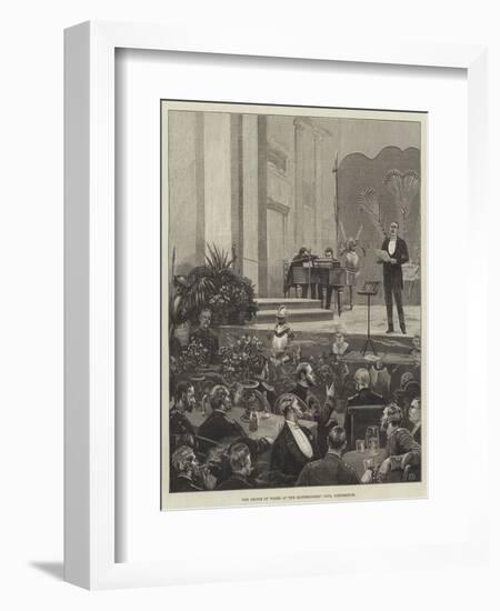 The Prince of Wales at the Minnesingers' Club, Portsmouth-Frank Dadd-Framed Giclee Print