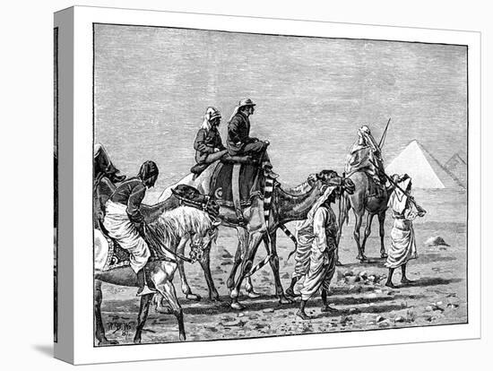 The Prince of Wales at the Pyramids, C1861-null-Stretched Canvas