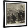 The Prince of Wales at the Royal Thames Yacht Club Match, Yachts Rounding the Club Steamer-null-Framed Giclee Print