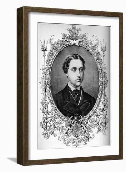 The Prince of Wales at the time of his marriage, c1863 (1910)-Unknown-Framed Giclee Print