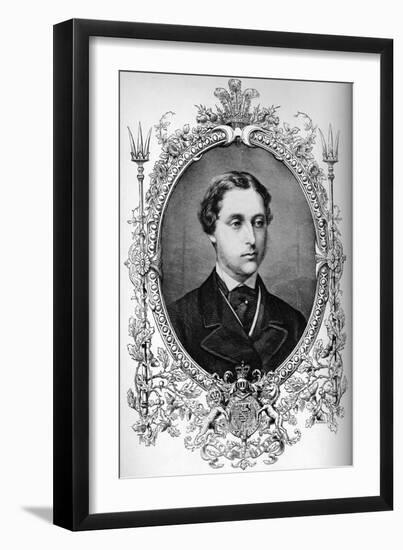 The Prince of Wales at the time of his marriage, c1863 (1910)-Unknown-Framed Giclee Print