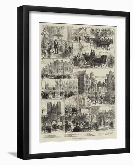 The Prince of Wales at York-null-Framed Giclee Print