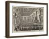 The Prince of Wales Dining at St Bartholomew's Hospital-null-Framed Giclee Print