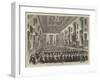 The Prince of Wales Dining at St Bartholomew's Hospital-null-Framed Giclee Print