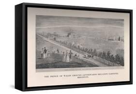 The Prince of Wales Ground (afterwards Irelands Gardens), Brighton, Sussex, 19th century (1912)-George Hunt-Framed Stretched Canvas