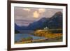 The Prince of Wales Hotel at Sunrise, Waterton Lakes National Park, Alberta, Canada, North America-Miles Ertman-Framed Photographic Print