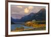 The Prince of Wales Hotel at Sunrise, Waterton Lakes National Park, Alberta, Canada, North America-Miles Ertman-Framed Photographic Print