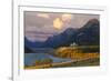 The Prince of Wales Hotel at Sunrise, Waterton Lakes National Park, Alberta, Canada, North America-Miles Ertman-Framed Photographic Print